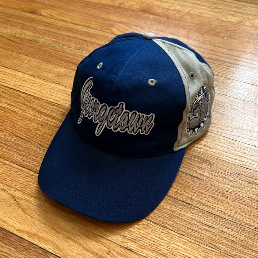 Vintage Georgetown Hoyas Strapback / 90s / Athletics Softwear